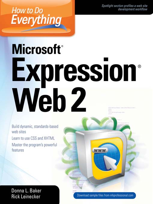 Title details for How to Do Everything Microsoft® Expression® Web 2 by Donna Baker - Available